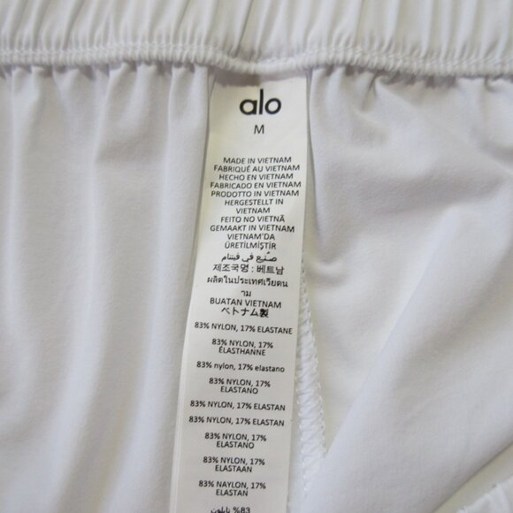 NWT Alo Yoga Breezy Wide Leg Pant (Regular) in White Lightweight Pants M - Picture 5 of 7